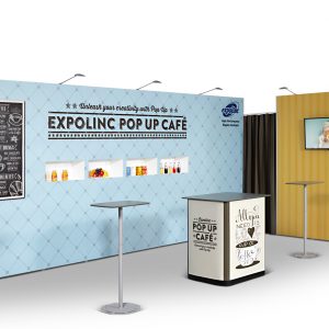 Presentatiewand voor op beurs of event
