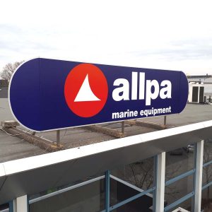 Lichtbak reclame. Uw logo op lichtbakken, diverse formaten