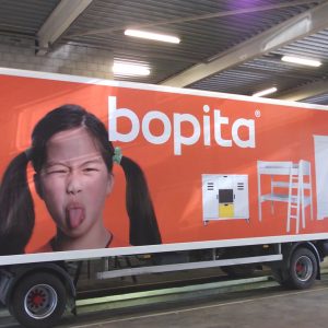 reclame aanhangwagen