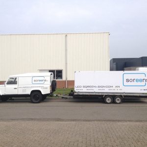 reclame aanhangwagen
